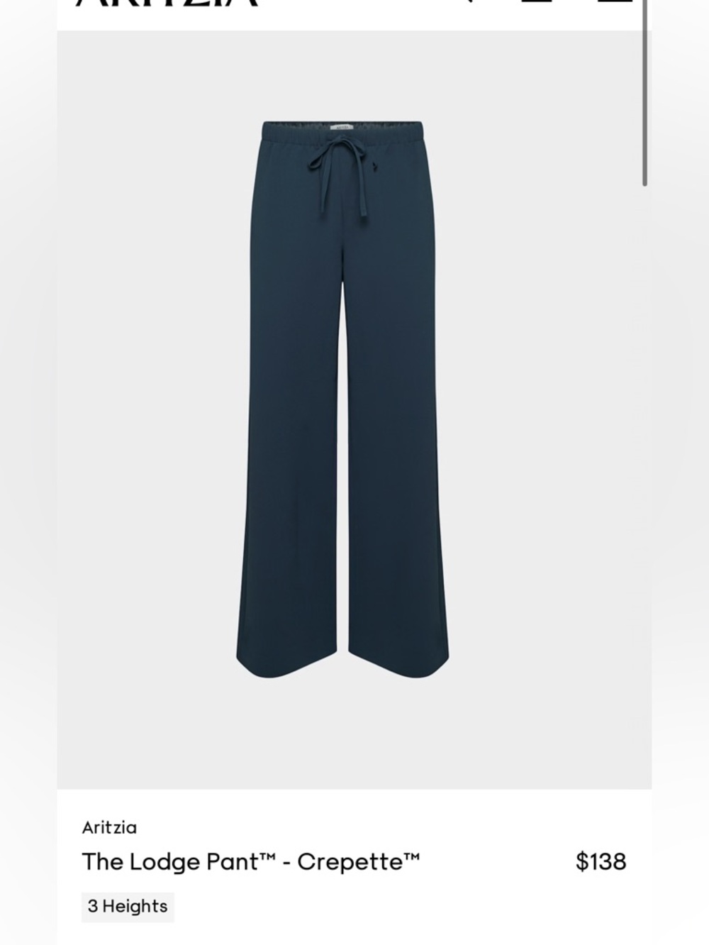 Aritzia The Lodge Pant